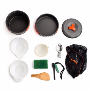 camping picnic cookware set