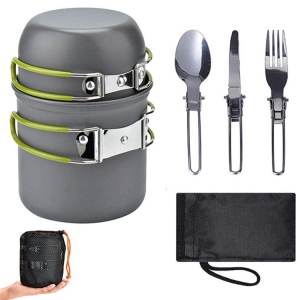Camping picnic cookware set