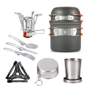 camping picnic cookware set