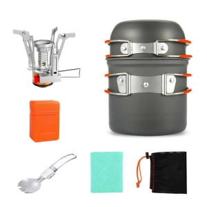 camping picnic cookware set