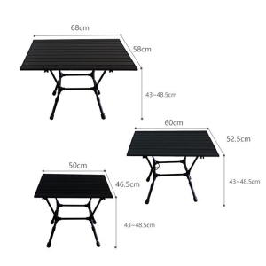 Outdoor folding table